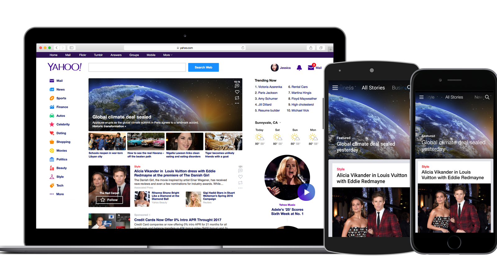 Yahoo Updates Mobile Apps And Website With More Social Elements
