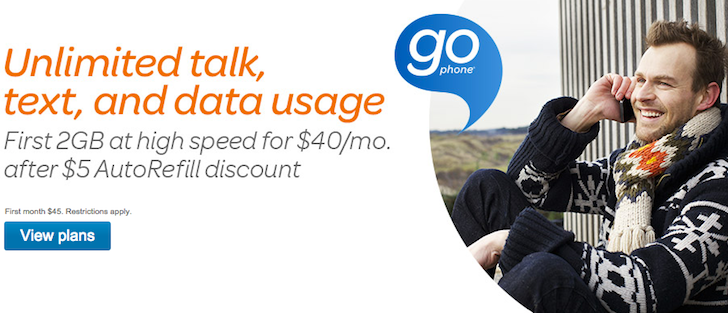 AT&T Bumps Up The 4G Data Allocation On Its Prepaid GoPhone Plans