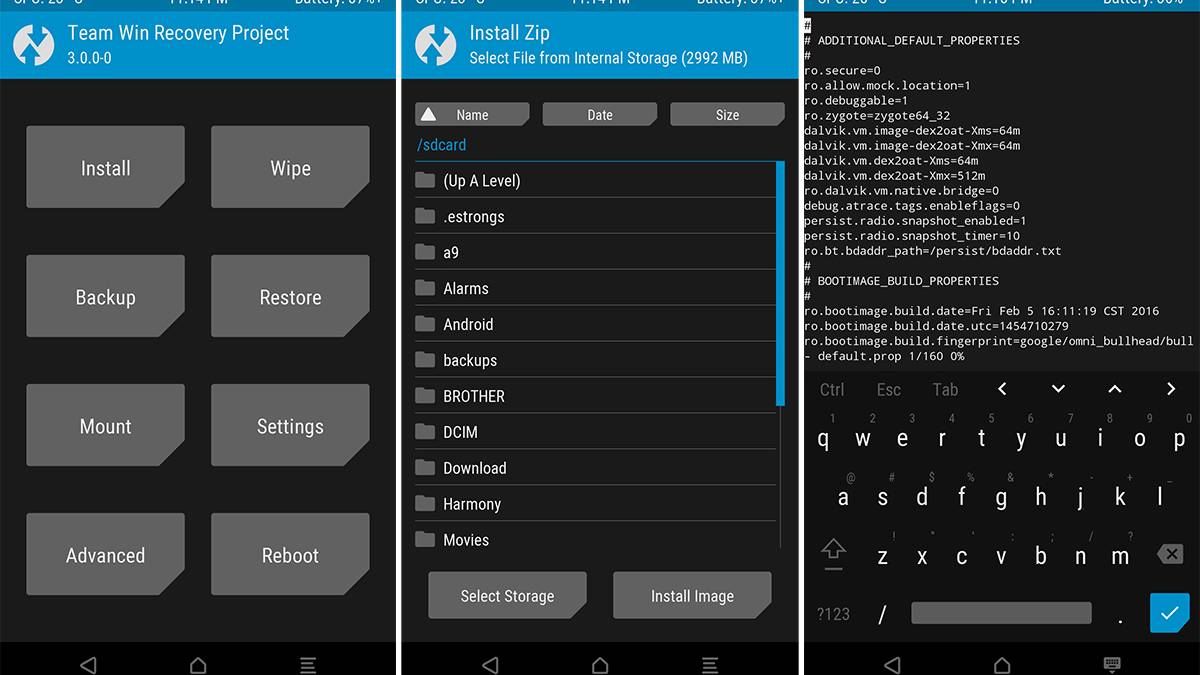 TWRP 3.0.0 Announced With New Theme, True Terminal Emulator, And More