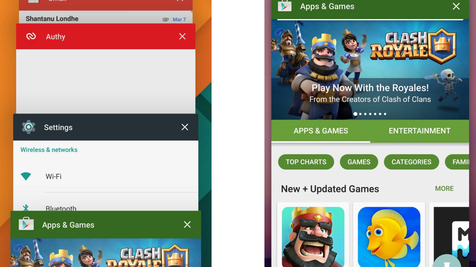 Android N Feature Spotlight: Recent App List Now Has Larger Cards ...