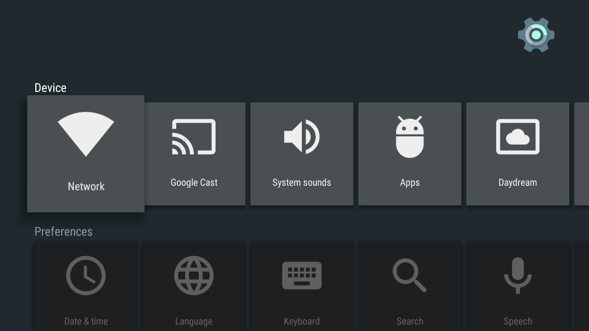 Android N Feature Spotlight: Android TV Has A New Look For The Settings ...