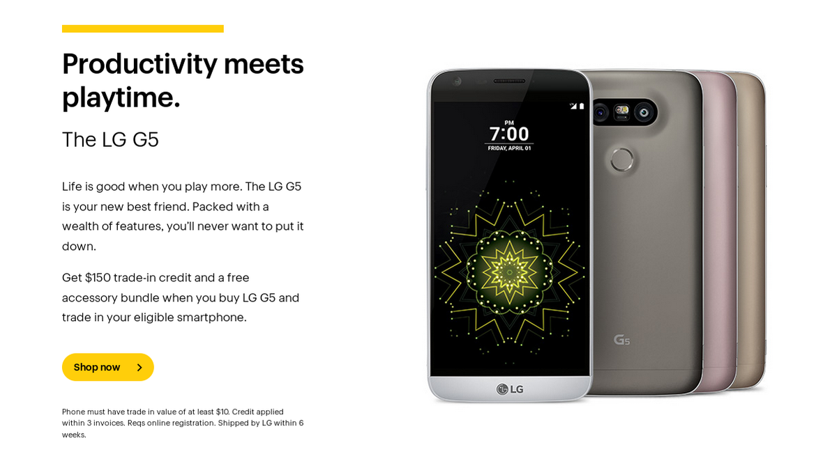 LG G5 Now Available From All Five Major US Carriers