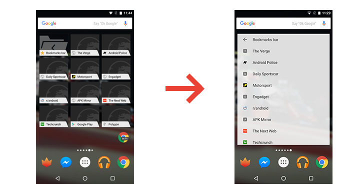 Chrome Beta Updated To v51 With Material Bookmarks Widget And No More ...