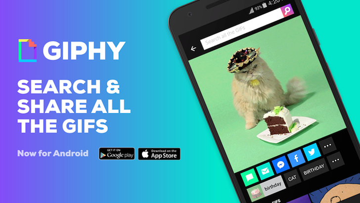 Giphy Brings The Gift Of All The Gifs To Android