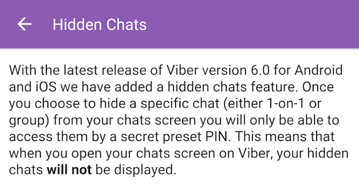 Viber Rolls Out End-To-End Encryption Verification, Hidden Messages ...