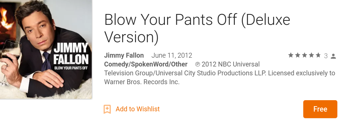[Deal Alert] Jimmy Fallon's Comedy Music Album 'Blow Your Pants Off ...