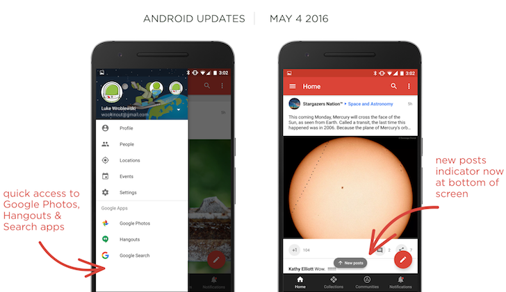 [APK Download] Google+ 7.8 Moves The 'New Posts' Notification To The ...