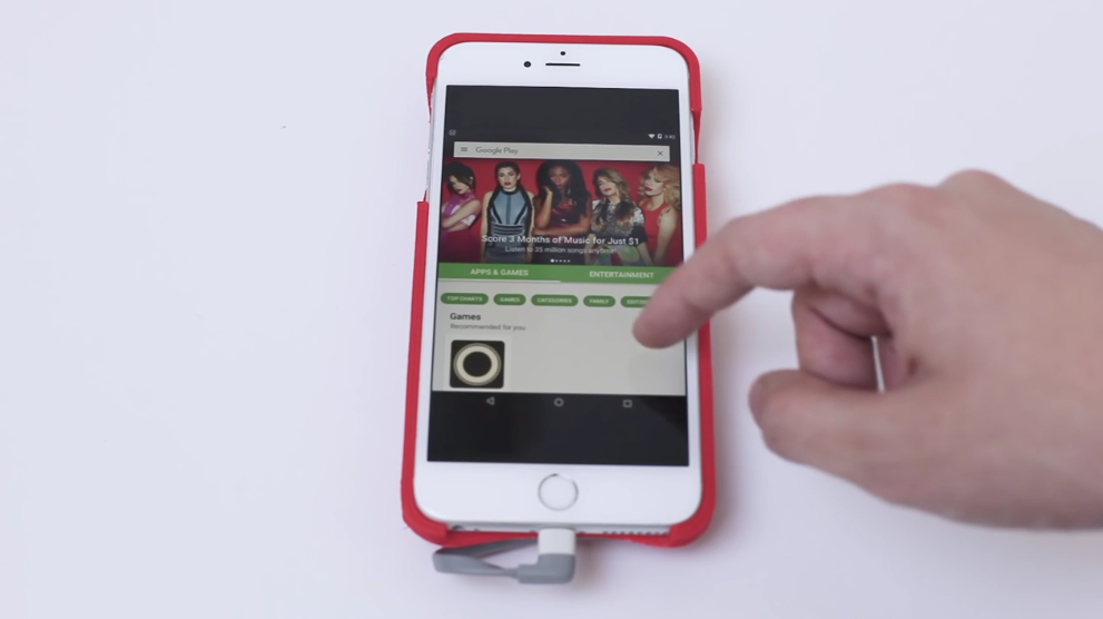 Developer Hacks Together A Case That Lets You Run Android On An iPhone