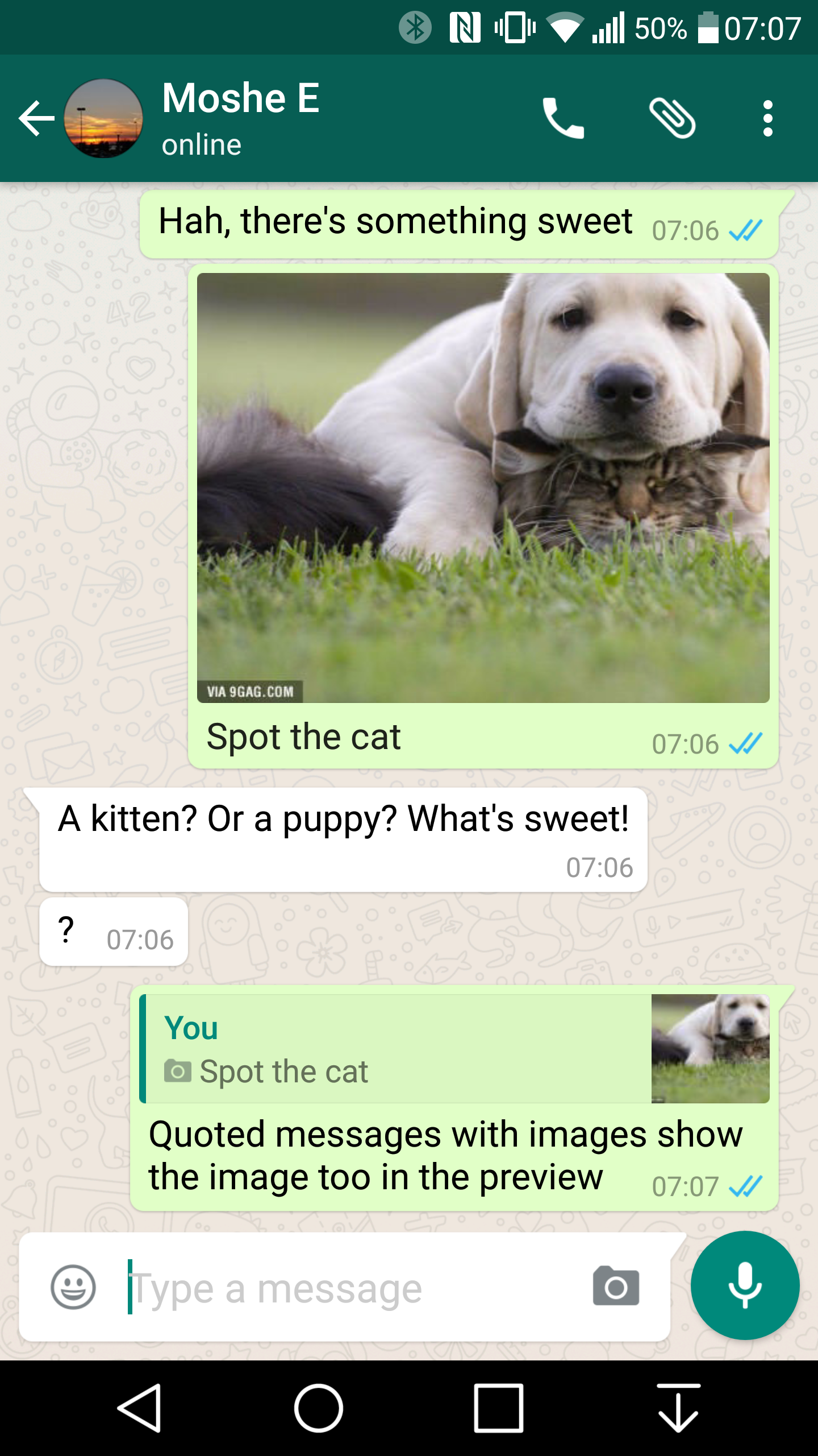 WhatsApp 2.16.118 Beta Adds Message Quotes And Replies