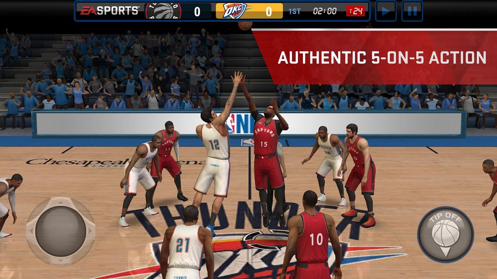 NBA Live Android game dunks into the Play Store