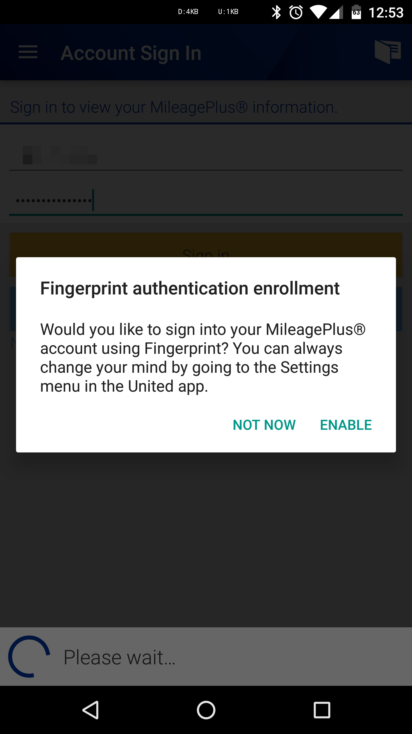 United Airlines updates Android app with fingerprint authentication