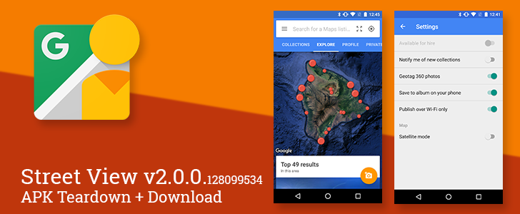 Latest Street View update adds satellite mode, 'available for hire ...