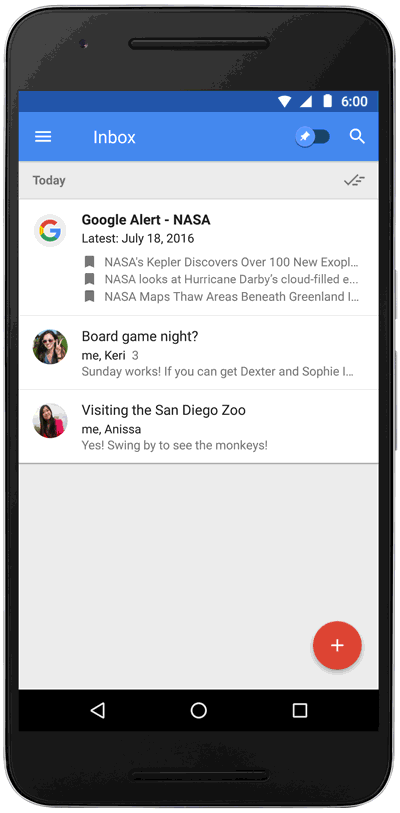 Inbox gains Trello, GitHub, and Google Alerts support
