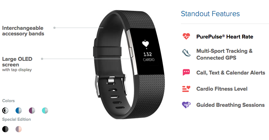 Fitbit announces the Charge 2 with Multi-Sport and interchangeable ...