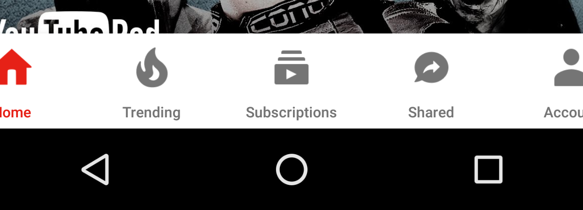 Youtube Screen Navigation New YouTube UI with navigation bar on bottom rolling out server-side on ...