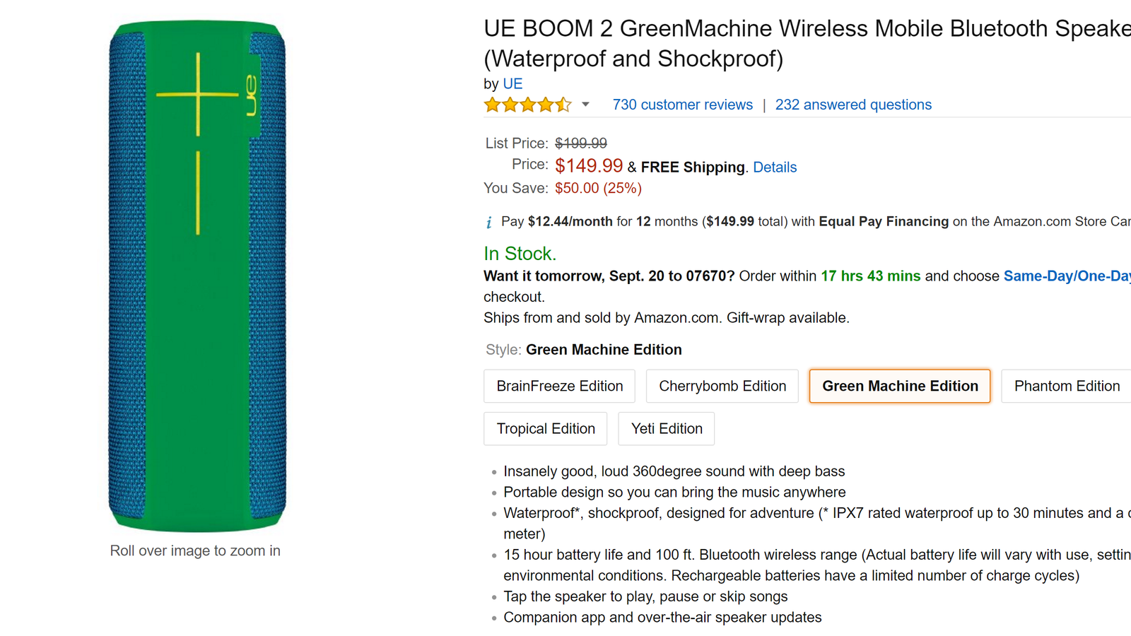 [Deal Alert] Get a Logitech UE Boom 2 in any color for just $149.99 on ...