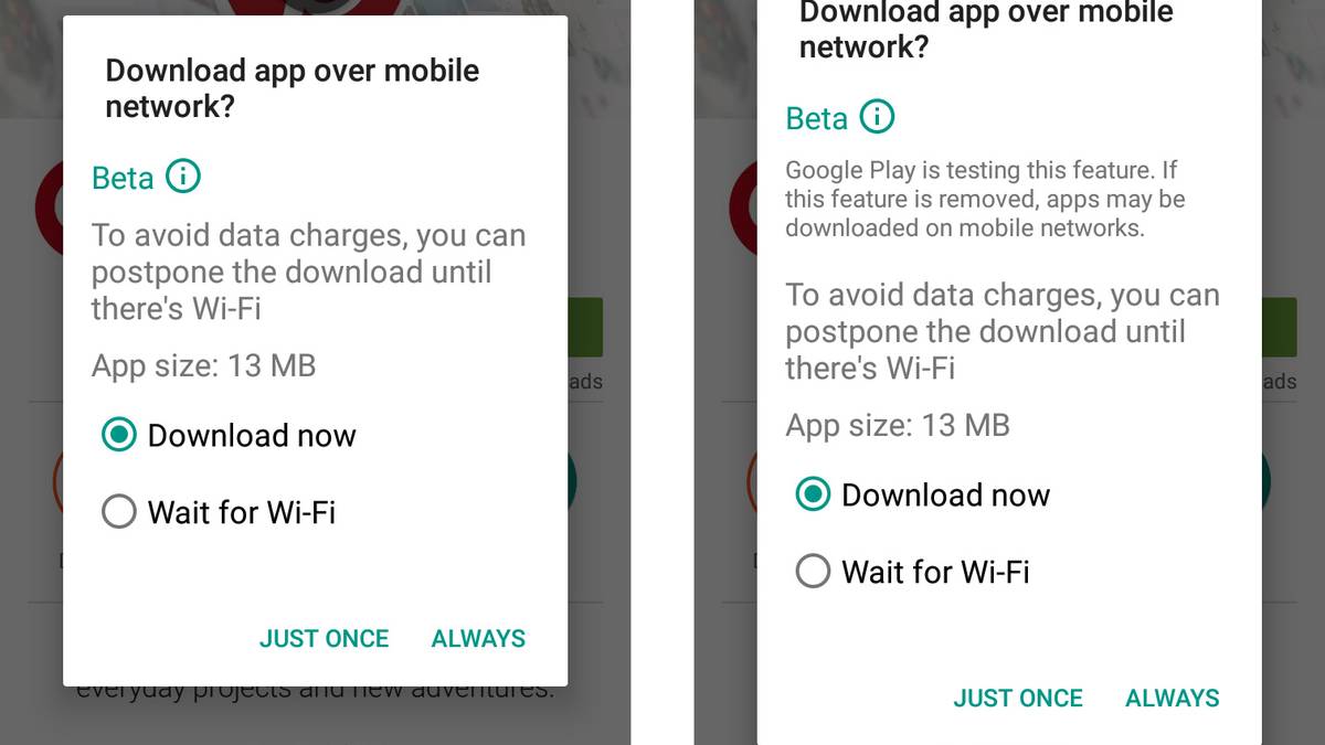 Google is testing the option to queue Play Store downloads for when ...