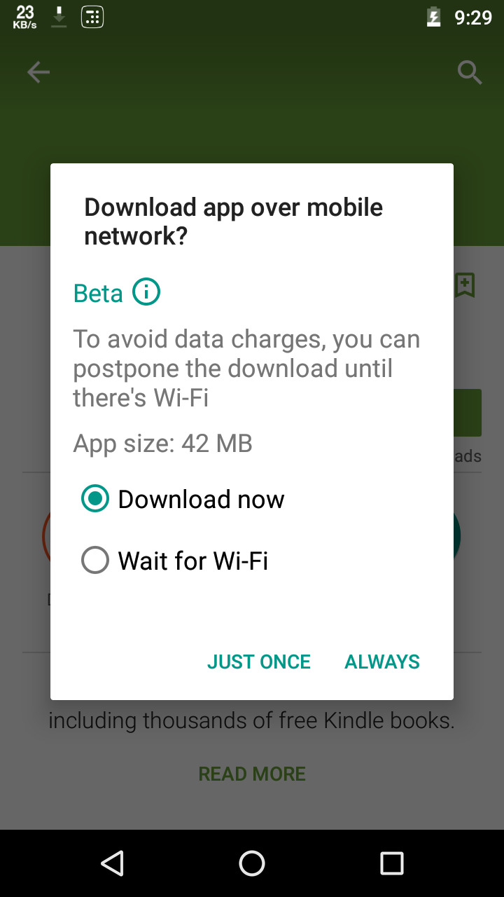 Google is testing the option to queue Play Store downloads for when ...