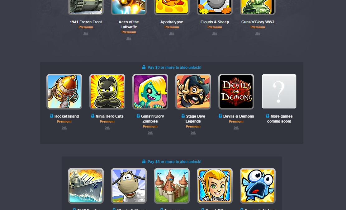 The new Humble Mobile Bundle includes 15 games from HandyGames with ...