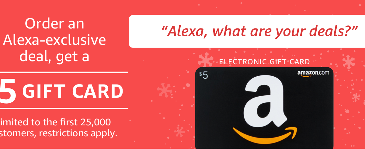 [Deal Alert] Get an extra $5 Amazon gift card when you buy Alexa ...