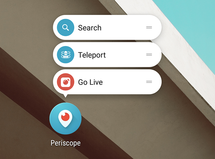 Periscope 1.8.1 adds app shortcuts for Android 7.1, new options for ...
