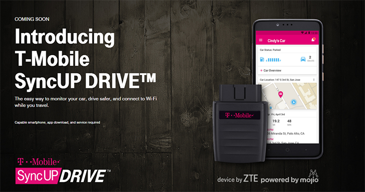 T-Mobile announces the SyncUp DRIVE, a 4G LTE hotspot for your car