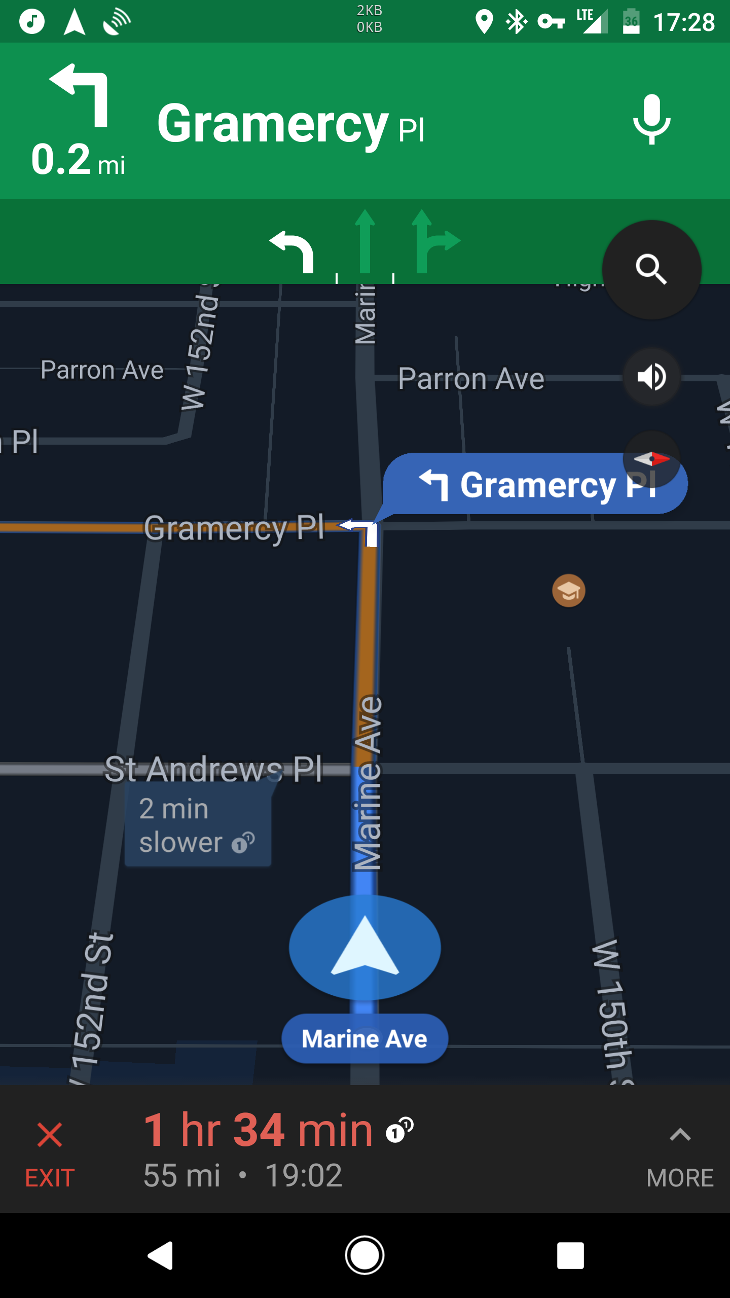 Googlem Google testing modified navigation interface in Maps