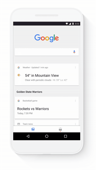 Google Tab Ui The Google app's dual-tab 'Upcoming' UI is now official, rolling out to ...