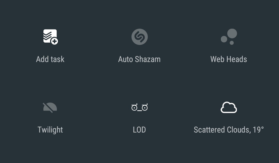 20+ Apps that use and augment Android Nougat's Quick Settings Tiles
