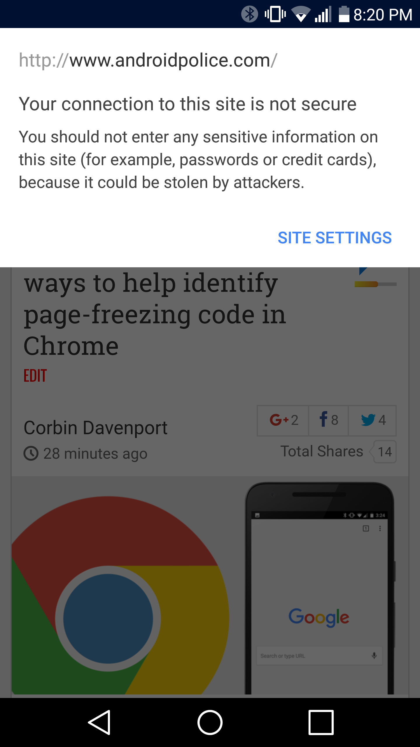 Tips: Various ways to copy URL in Chrome for Android and Chrome Custom Tabs