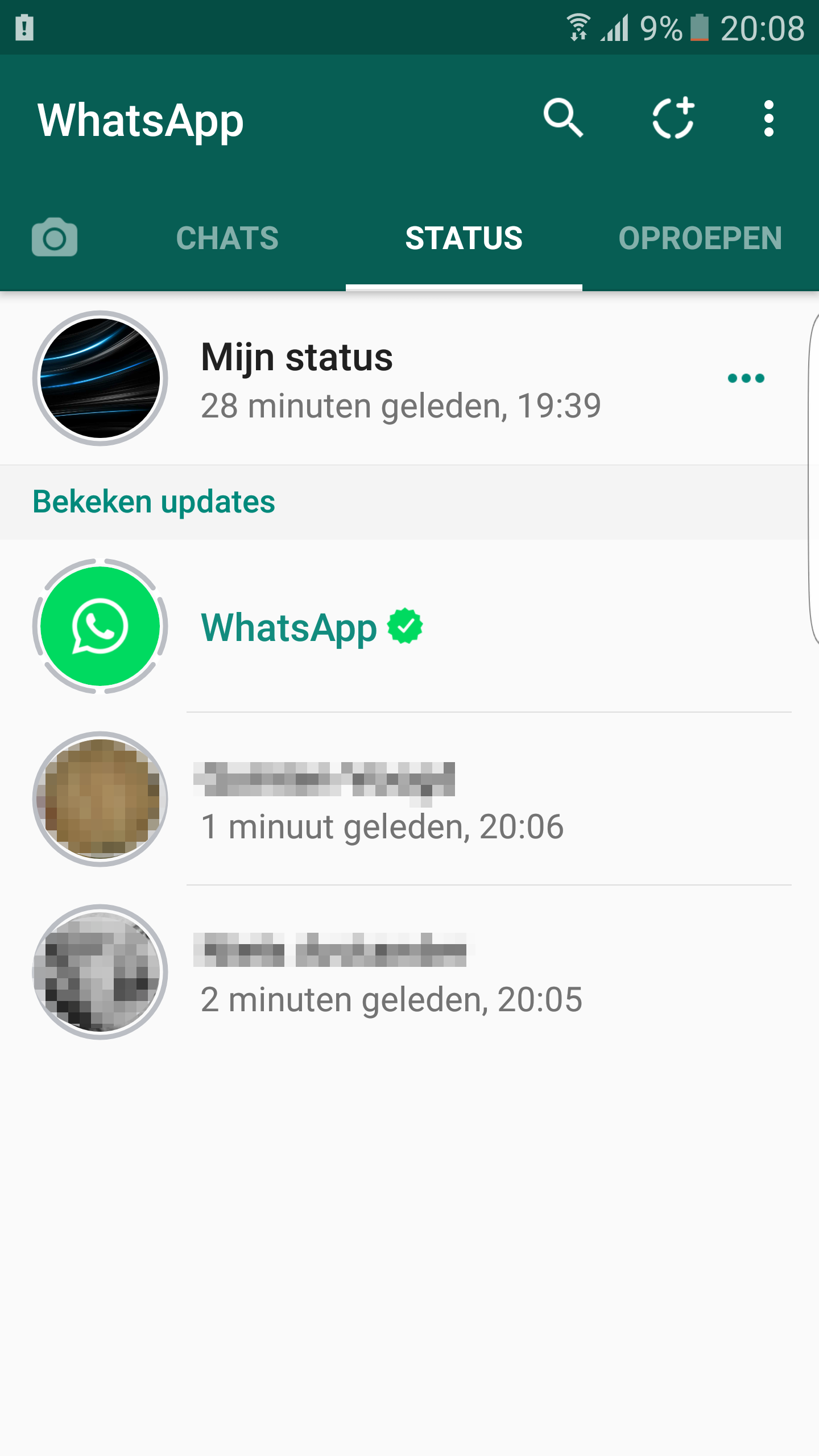 WhatsApp turns chat statuses into a straight-up Snapchat Stories clone