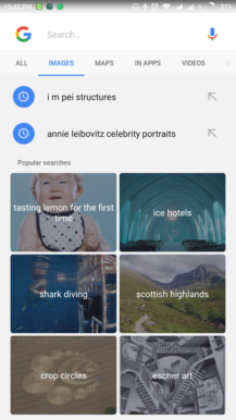Google is testing a new interface for the Google Search app