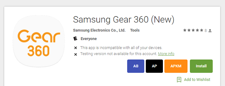 The companion app for the new Samsung Gear 360 is live on the Play Store  [APK Download]
