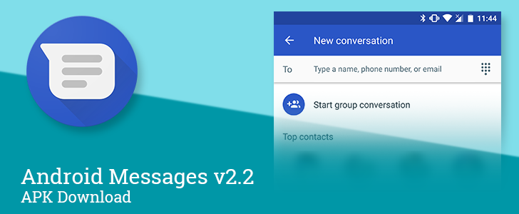 Android Advanced Messaging Android Messages v2.2 cleans up the setup for solo and group messaging ...