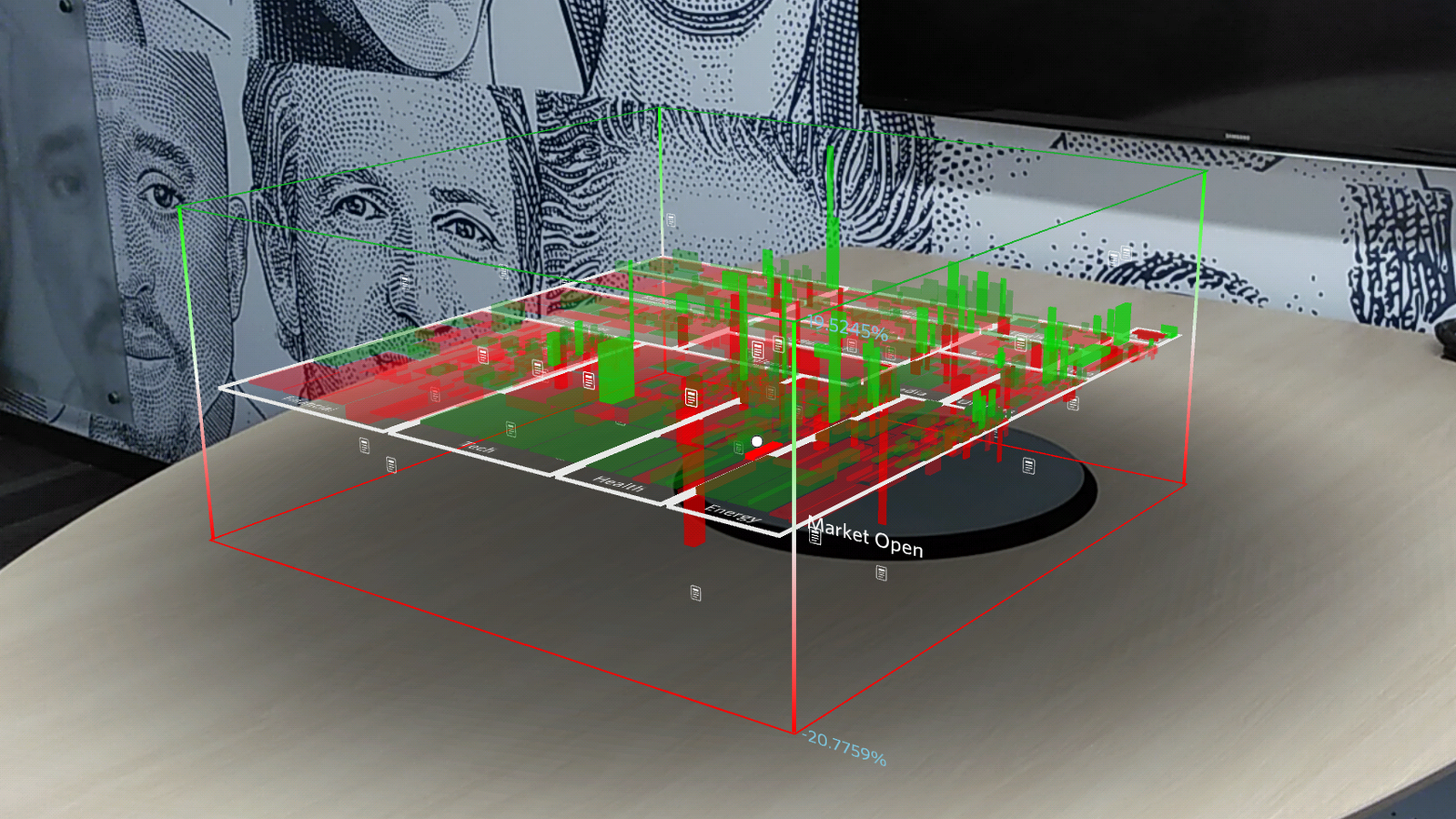 The Wall Street Journal has a new AR app out for stock market visualization