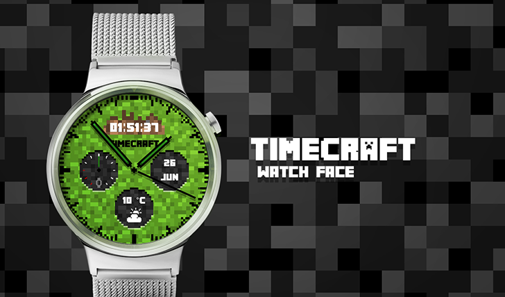Timecraft is a cool Minecraft-inspired Android Wear watch face by Tha ...