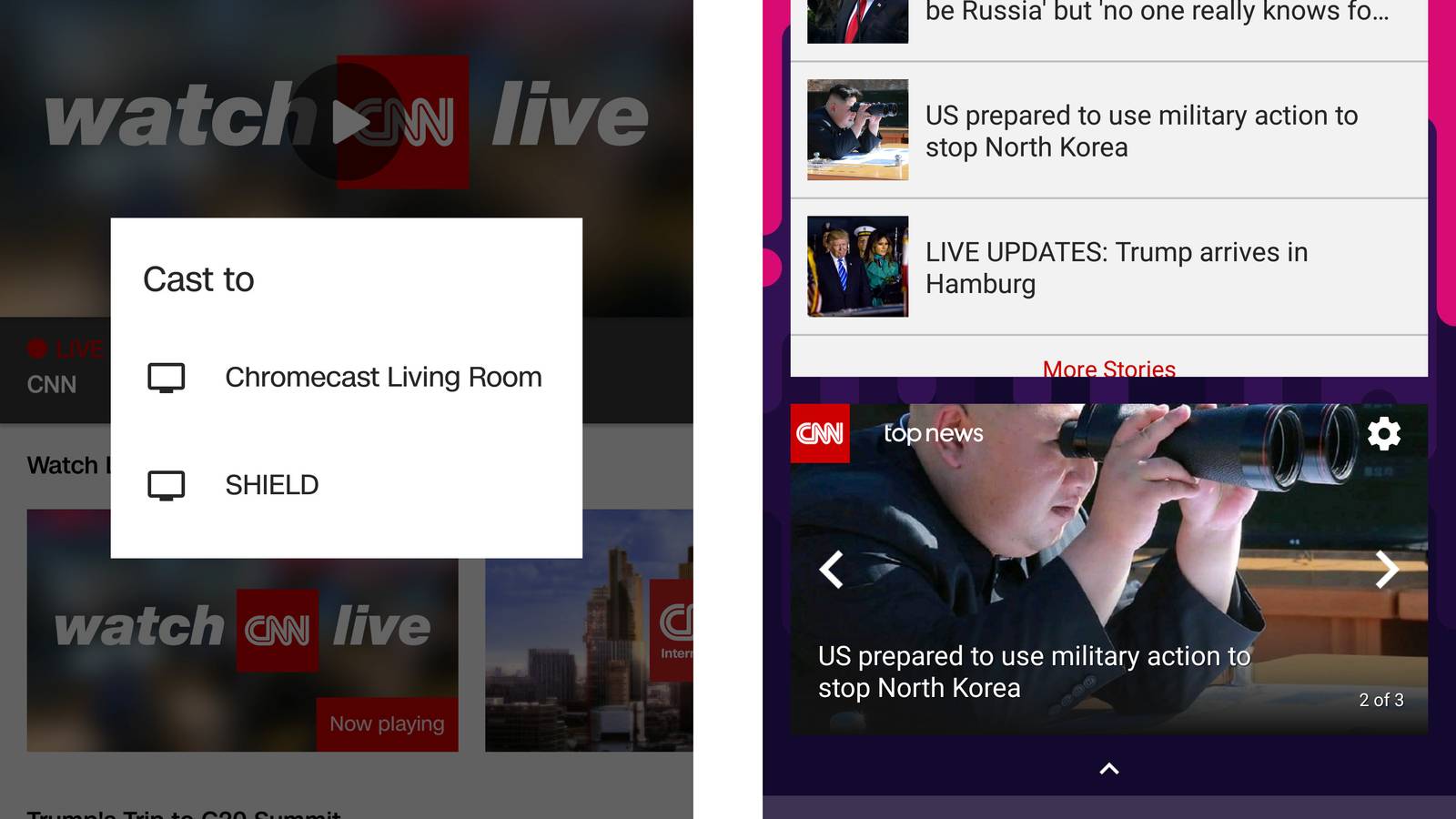 CNN app update reintroduces widgets and adds Chromecast streaming for ...