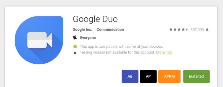 Duo passes 100 million installs on the Google Play Store