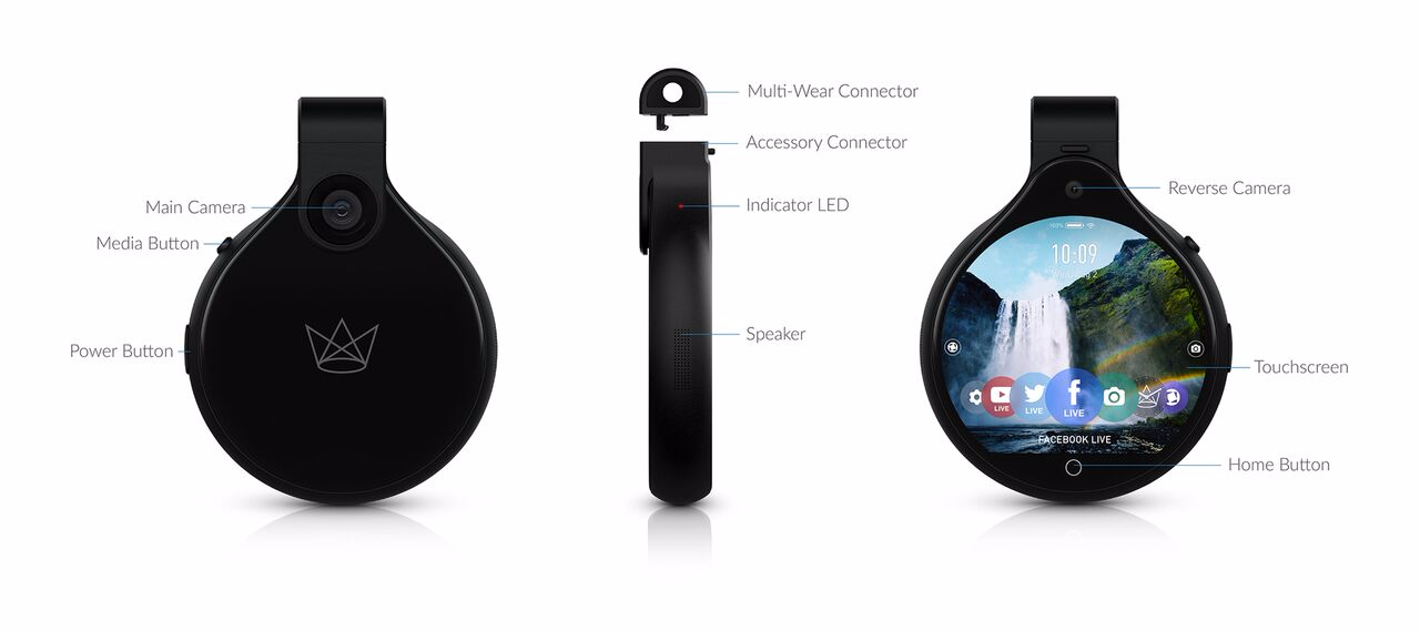 FrontRow is a $400 livestream-capable wearable with two cameras and a ...