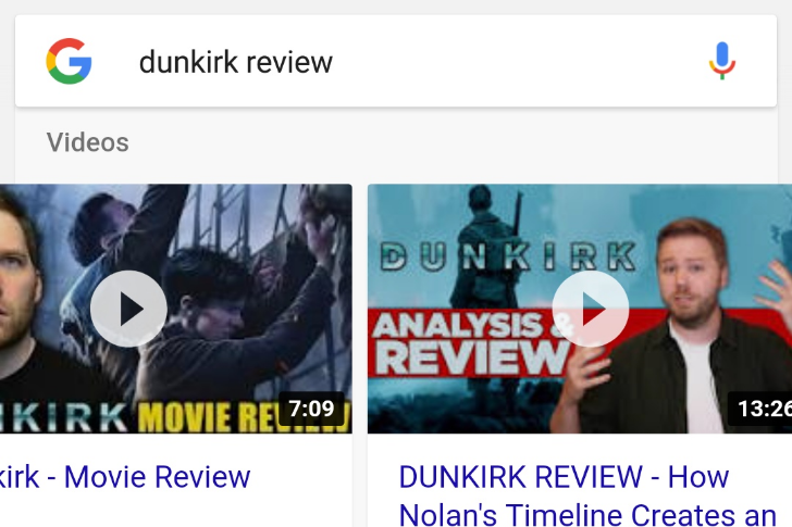 Google rolling out auto-playing video previews in Search