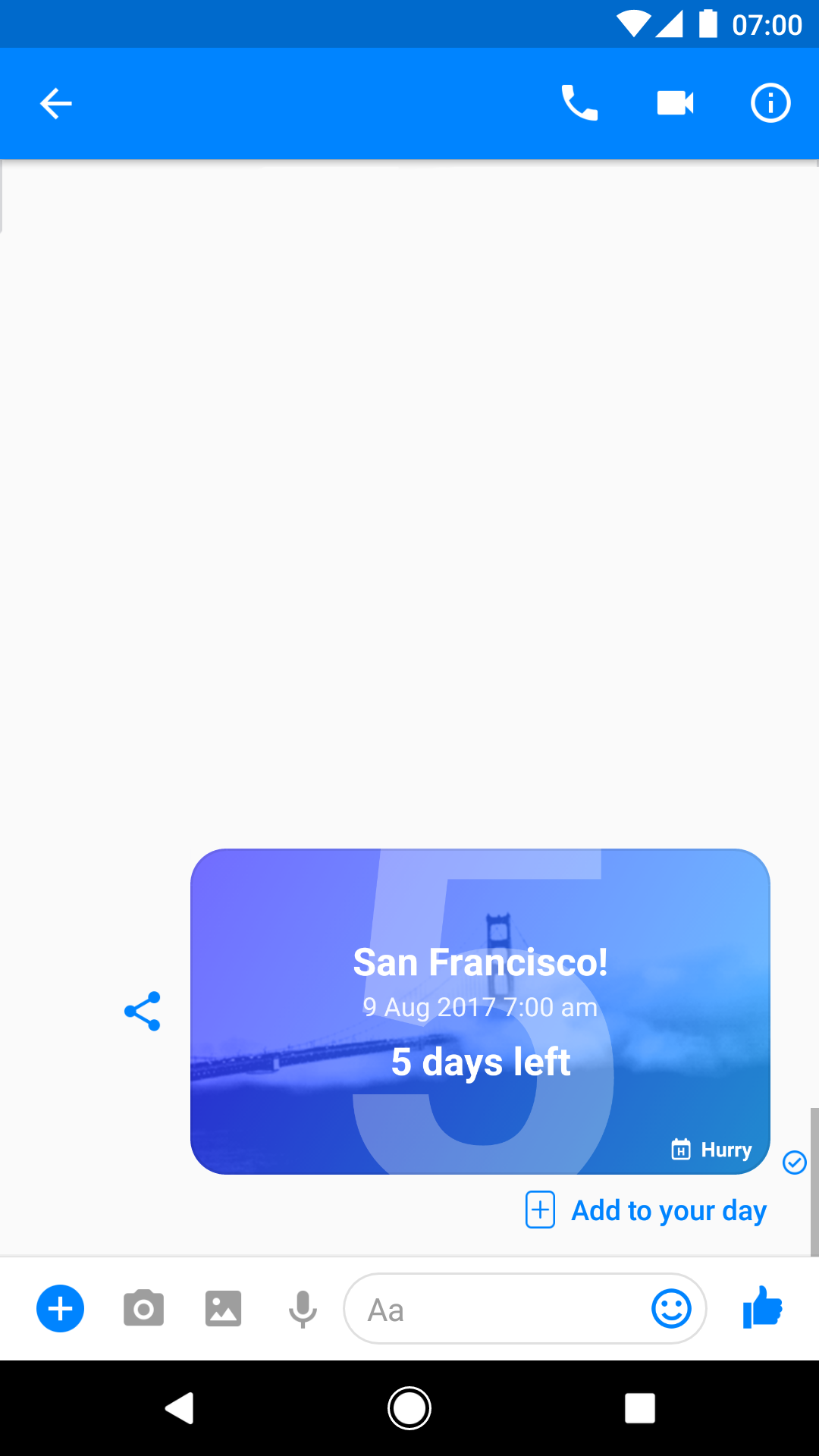 Sam Ruston's new app Hurry is a beautiful countdown timer for events