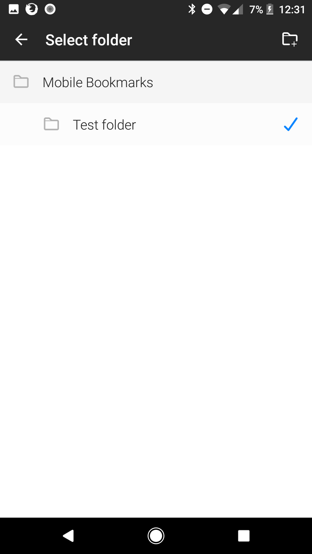 Firefox Nightly for Android has an improved bookmark manager