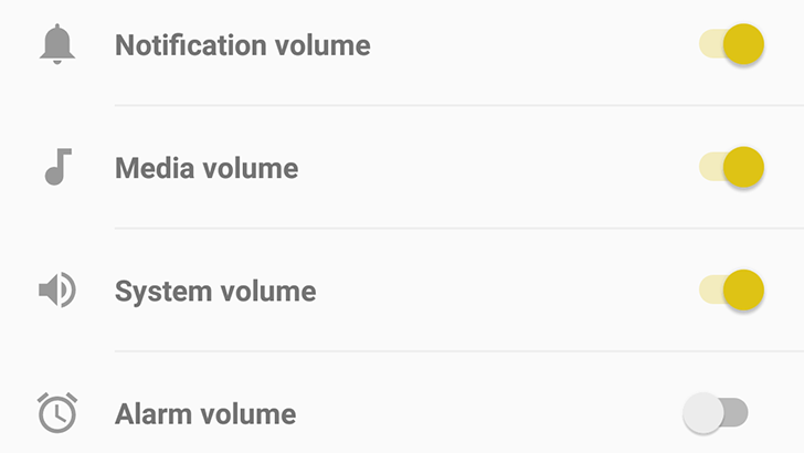 VolumeSync syncs together your notification and media volumes