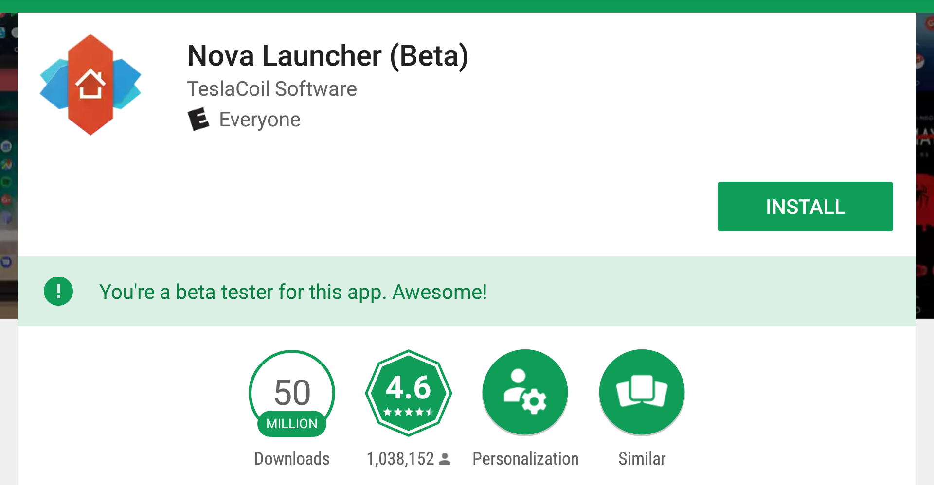 Nova Launcher just hit 50 million downloads on the Play Store