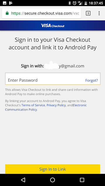 Visa Checkout integration in Android Pay is now live, one year after it ...