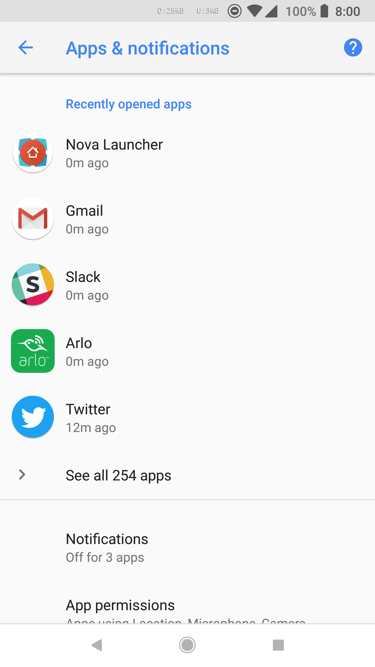 Recent App Android 8.1 feature spotlight: Recent apps now show in 'Apps ...