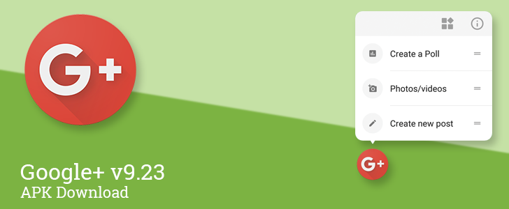 Google+ v9.23 adds app shortcuts for quickly starting new posts [APK ...