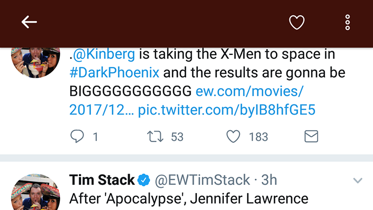 Twitter Moments are now vertically-scrolling lists