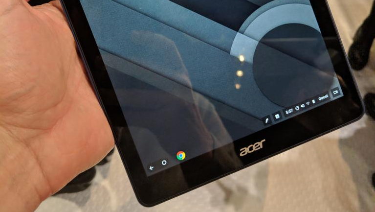 Acer Chrome OS tablet, the first of its kind, shown off at Bett ...