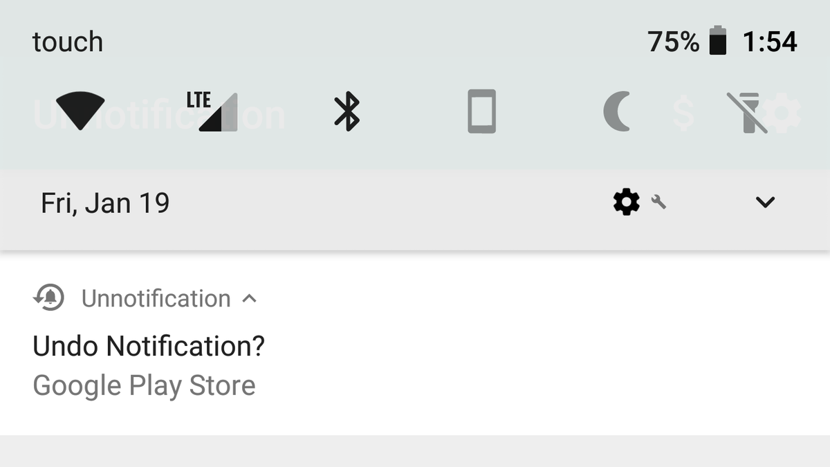 [Hands-on] Unnotification brings back your last dismissed notification